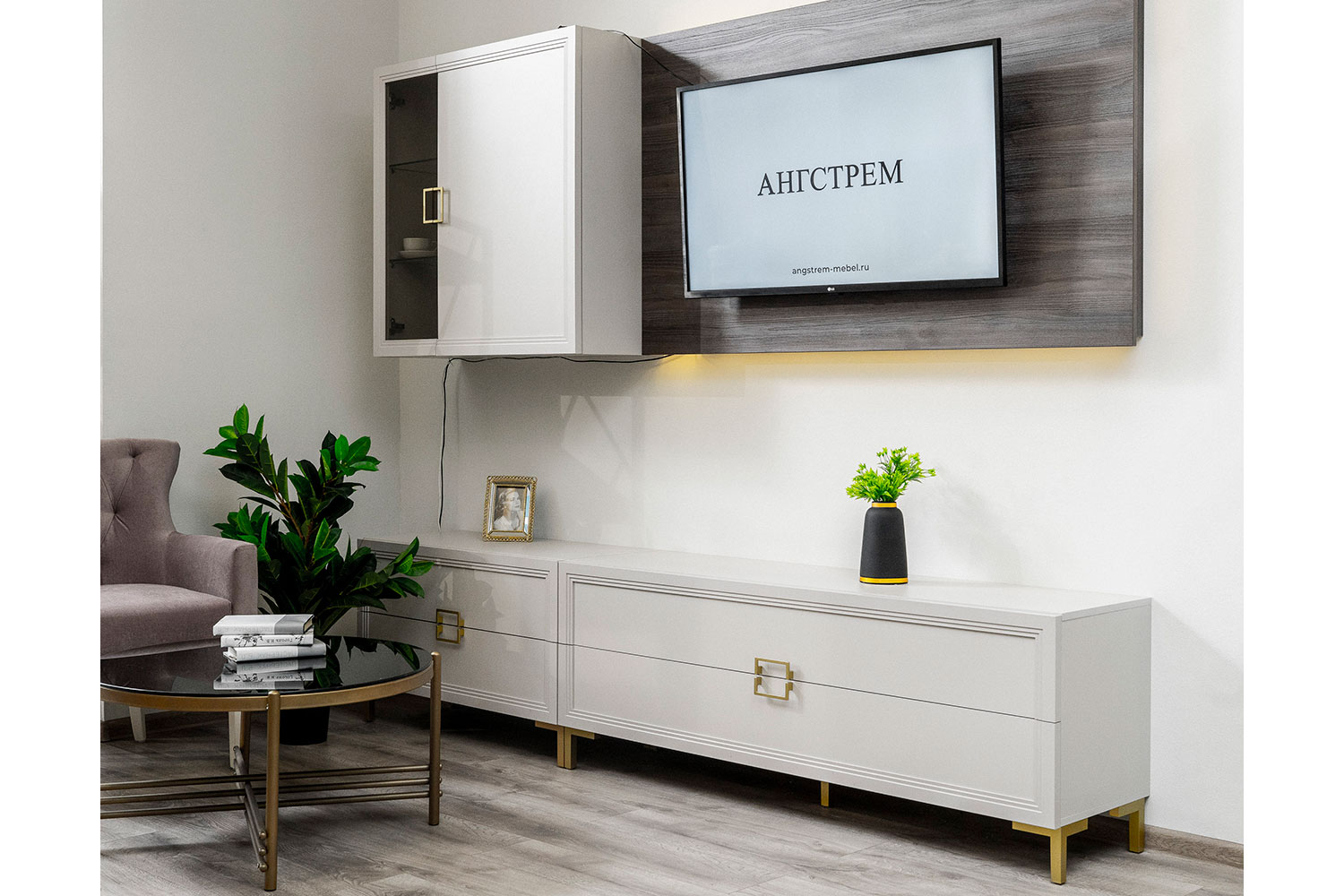 Навесные шкафчики - изображение №6 "Шкаф настенный Дольче"  на www.Angstrem-mebel.ru