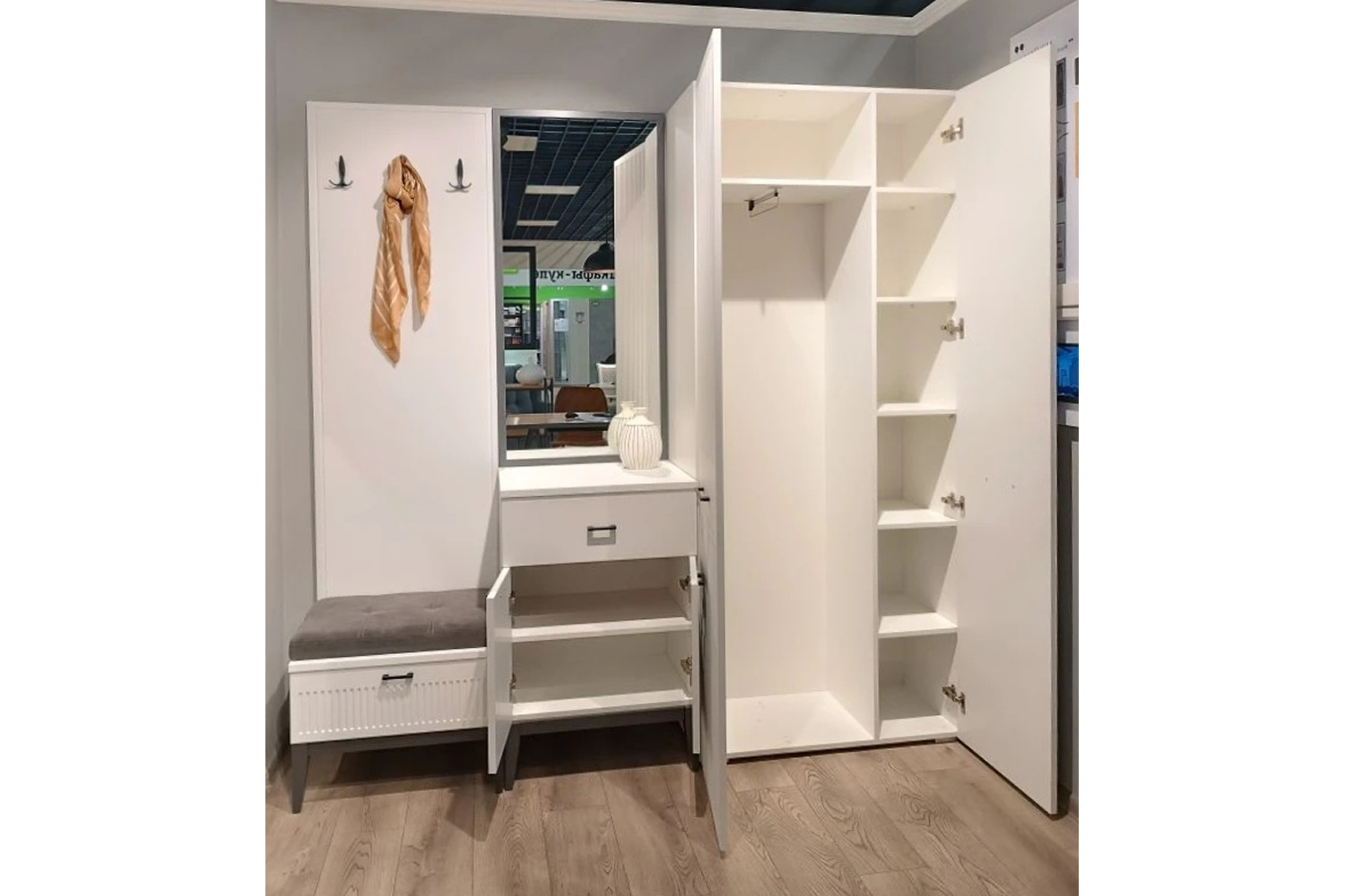 Распродажа - изображение №3 "Прихожая Хилтон (выставочный образец)"  на www.Angstrem-mebel.ru